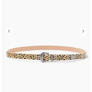 Cheetah animal print belt vintage look